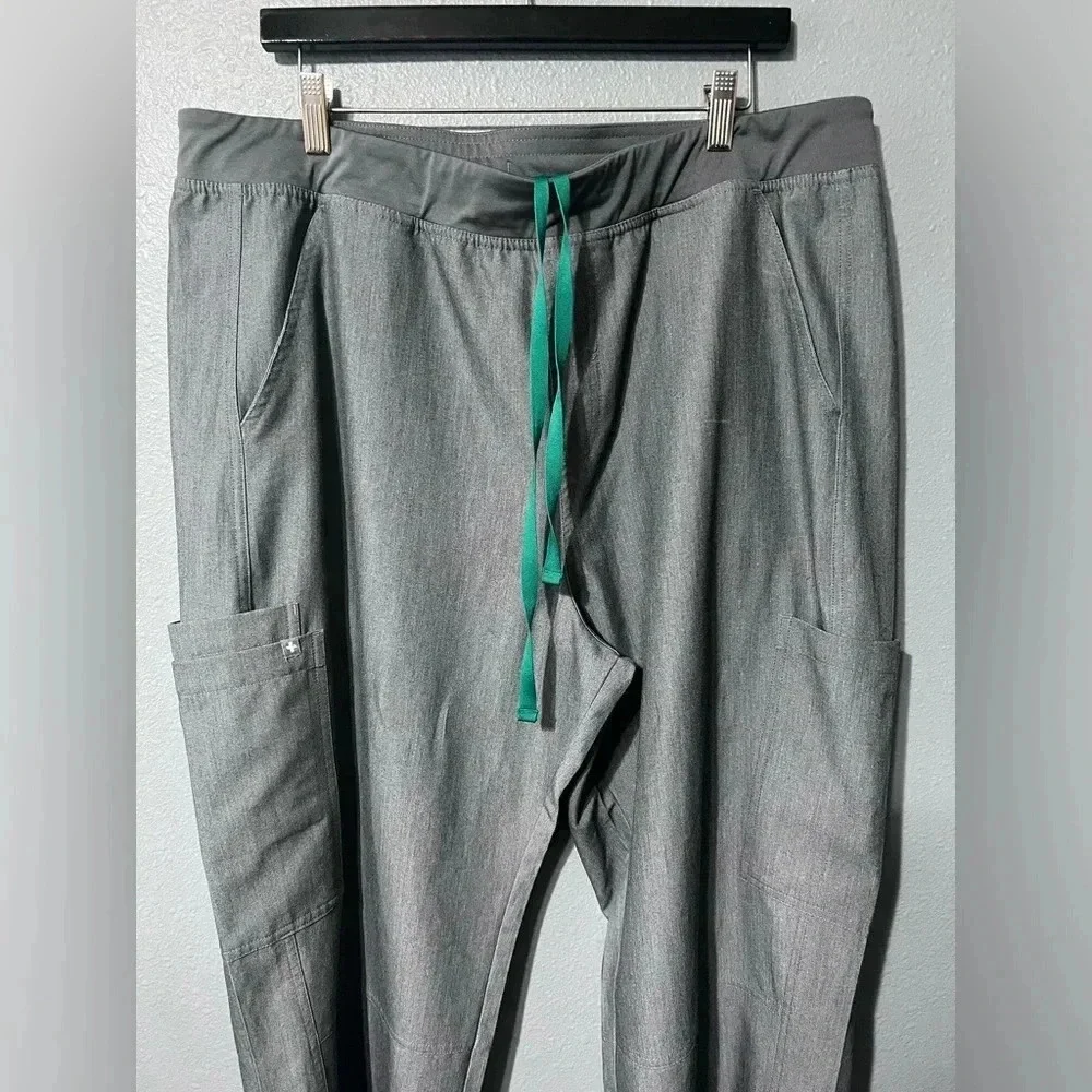 FIGS Scrubs Pants Bottoms Technical Collection Gray Men’ s Axim M Inseam 28.5”